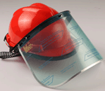纳米材料带面罩安全帽